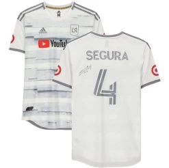 Fanatics LAFC Eddie Segura Autographed Game Used #4 White Jersey FA