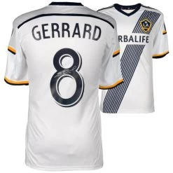 Fanatics LA Galaxy Steven Gerrard Autographed #8 Home Jersey FA