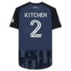 Fanatics LA Galaxy Perry Kitchen Autographed Game Used #2 Blue Jersey FA -Signature Souvenir Shop 17 400x@2x