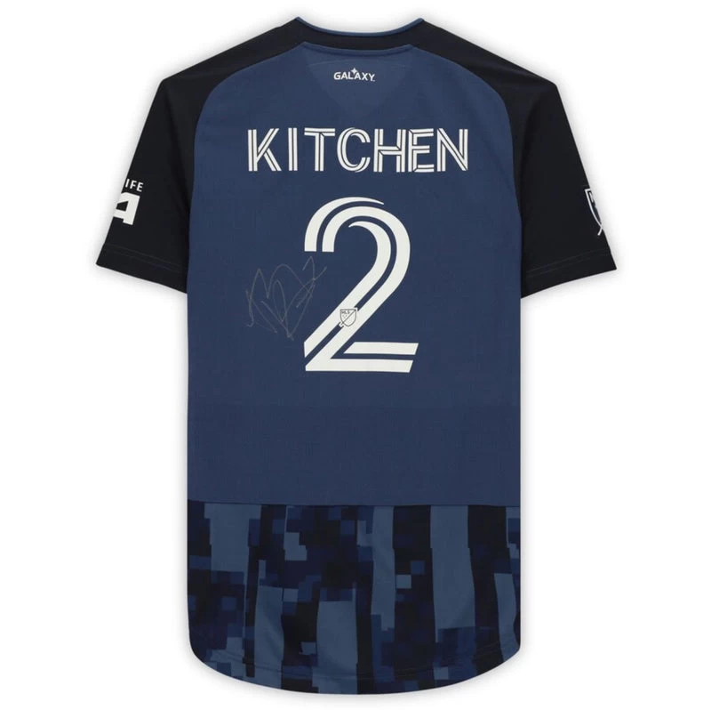 Fanatics LA Galaxy Perry Kitchen Autographed Game Used #2 Blue Jersey FA 3 Fanatics LA Galaxy Perry Kitchen Autographed Game Used #2 Blue Jersey FA