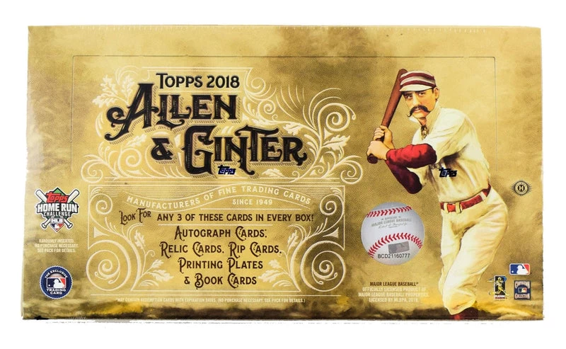 2018 Topps Allen & Ginter Baseball Hobby Box 3 2018 Topps Allen & Ginter Baseball Hobby Box