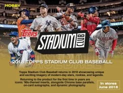 2018 Topps Stadium Club Baseball Hobby Box -Signature Souvenir Shop 2018 topps stadium club 400x@2x