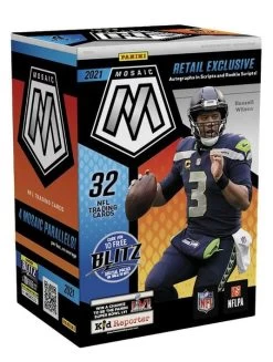 2021 Panini Mosaic Football 8-Pack Blaster Box (Exclusive Scripts)
