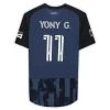 Fanatics LA Galaxy Yony Gonzalez Autographed Game Used #11 Blue Jersey FA -Signature Souvenir Shop 23 400x@2x