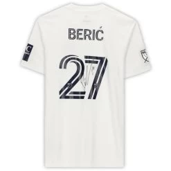Fanatics Chicago Fire Robert Beric Autographed Game Used #27 White Jersey FA