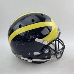 Devin Funchess Autographed Full Size Replica Michigan Helmet COA