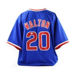 Jerome Walton Autographed Chicago Cubs Baseball Jersey W/ 1989 NL ROY Inscription JSA