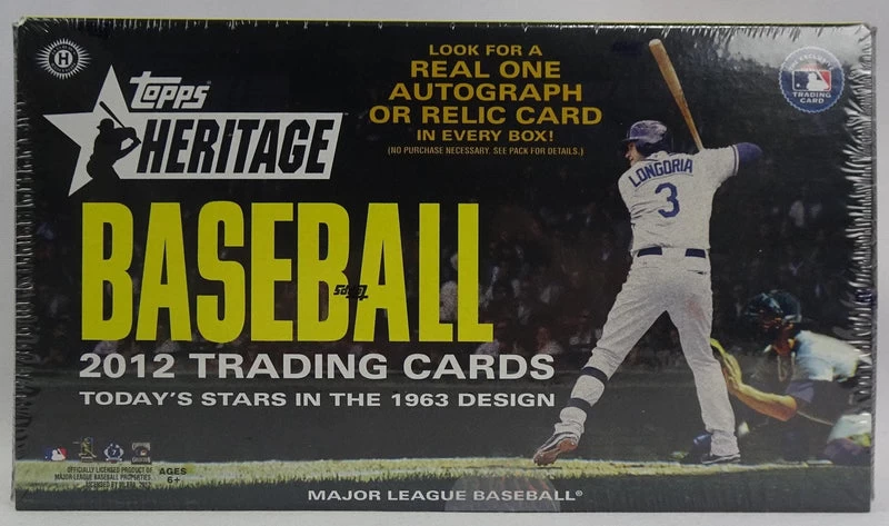2012 Topps Heritage Baseball Hobby Box 3 2012 Topps Heritage Baseball Hobby Box