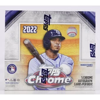 2022 Topps Chrome Jumbo MLB Baseball Trading Cards Hobby Box + 1 Silver Pack 3 2022 Topps Chrome Jumbo MLB Baseball Trading Cards Hobby Box + 1 Silver Pack