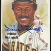 Willie Stargell Autographed Perez-Steele Postcard JSA