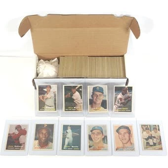 1957 Topps Baseball Complete Trading Card Set (407) EX 3 1957 Topps Baseball Complete Trading Card Set (407) EX