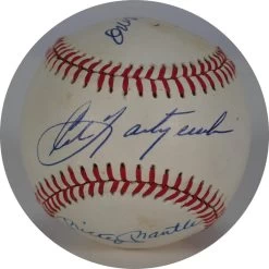 Mantle/Williams/Yastrzemski/Robinson Autographed AL Baseball JSA
