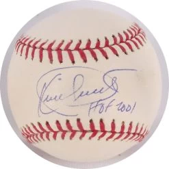 Kirby Puckett Autographed MLB Selig Baseball W/ HOF 2001 Inscription JSA