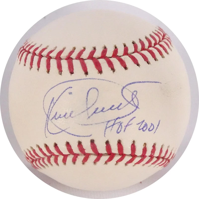 Kirby Puckett Autographed MLB Selig Baseball W/ HOF 2001 Inscription JSA 3 Kirby Puckett Autographed MLB Selig Baseball W/ HOF 2001 Inscription JSA