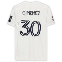 Fanatics Chicago Fire Gaston Gimenez Autographed Game Used #30 White Jersey FA