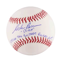 Major League The Movie "Dorn" Corbin Bernsen Autographed Official Major League Baseball With Special Inscription JSA