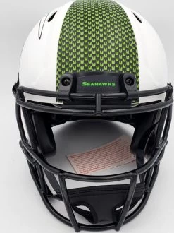Russell Wilson Autographed Seattle Seahawks White Lunar Eclipse Full Size Authentic NFL Speed Helmet Beckett -Signature Souvenir Shop FS St 1195 15647.1624559896 400x@2x