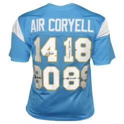 Air Coryell 4-Signature Autographed San Diego Chargers Football NFL Jersey JSA