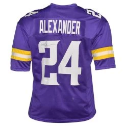 Mackensie Alexander Autographed Minnesota Vikings Football NFL Jersey JSA