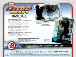 2018 Bowman Draft Baseball Asia Edition Box 9 2018 Bowman Draft Baseball Asia Edition Box -Signature Souvenir Shop asia2 400x@2x