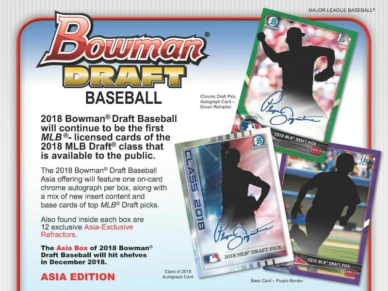 2018 Bowman Draft Baseball Asia Edition Box 8 2018 Bowman Draft Baseball Asia Edition Box - Image 6
