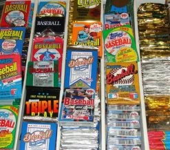 2500 Unopened Vintage MLB Baseball Cards In Original Packs