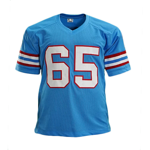 Elvin Bethea Autographed Houston Oilers Football NFL Jersey With HOF '03 Inscription JSA 4 Elvin Bethea Autographed Houston Oilers Football NFL Jersey With HOF '03 Inscription JSA - Image 2