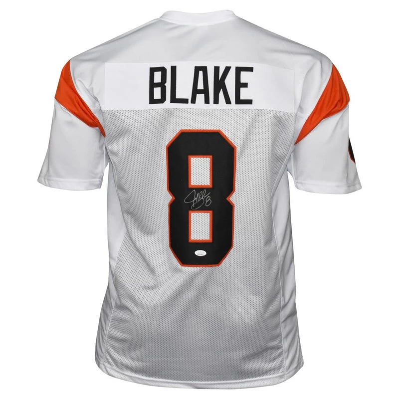 Jeff Blake Autographed Cincinnati Browns Football NFL Jersey JSA 3 Jeff Blake Autographed Cincinnati Browns Football NFL Jersey JSA