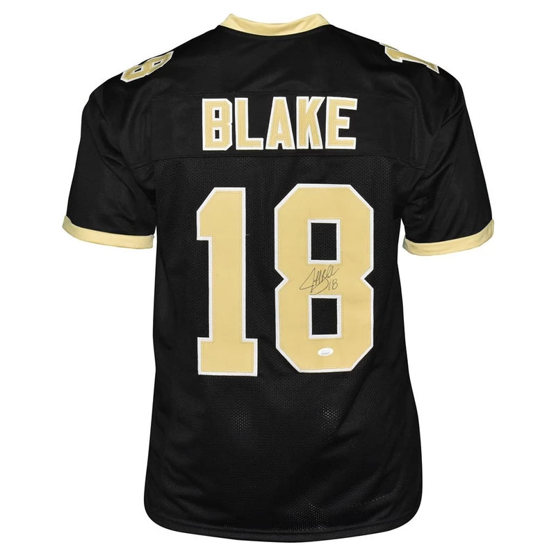 Jeff Blake Autographed New Orleans Saints Football NFL Jersey JSA 3 Jeff Blake Autographed New Orleans Saints Football NFL Jersey JSA