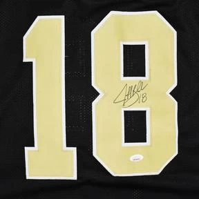 Jeff Blake Autographed New Orleans Saints Football NFL Jersey JSA 4 Jeff Blake Autographed New Orleans Saints Football NFL Jersey JSA - Image 2