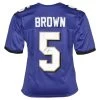 Marquise Brown Autographed Baltimore Ravens Football NFL Jersey JSA
