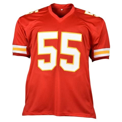 Frank Clark Autographed Kansas City Chiefs Football NFL Jersey JSA 5 Frank Clark Autographed Kansas City Chiefs Football NFL Jersey JSA - Image 3