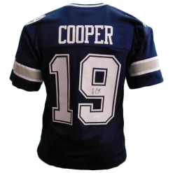 Amari Cooper Autographed Dallas Cowboys Football NFL Jersey JSA