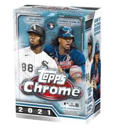 2021 Topps Chrome MLB Baseball Trading Cards Blaster Box