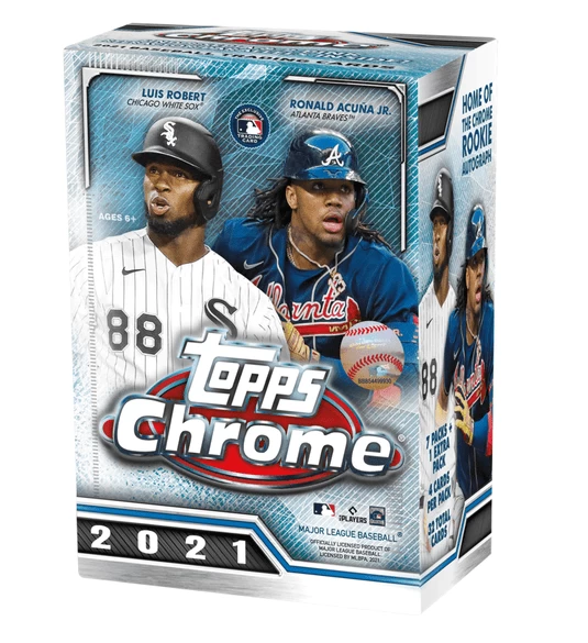 2021 Topps Chrome MLB Baseball Trading Cards Blaster Box 3 2021 Topps Chrome MLB Baseball Trading Cards Blaster Box