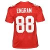 Evan Engram Autographed New York Giants Football Inverted Legend NFL Jersey JSA