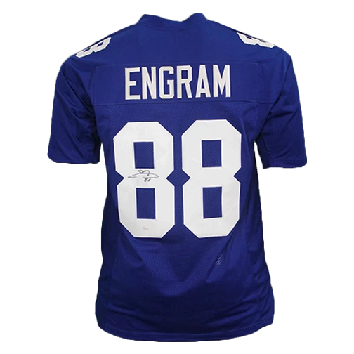 Evan Engram Autographed New York Giants Football NFL Jersey JSA 3 Evan Engram Autographed New York Giants Football NFL Jersey JSA