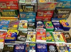 1000 Unopened Vintage NFL Football Cards In Original Packs
