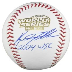 Keith Foulke Autographed Official MLB 2004 World Series Baseball With 04 WSC Inscription JSA