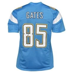 Antonio Gates Autographed San Diego Chargers Football NFL Jersey Beckett