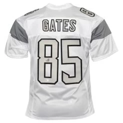 Antonio Gates Autographed Los Angeles Chargers Limited Platinum Football NFL Jersey JSA