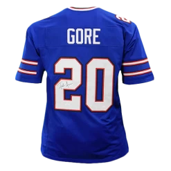 Frank Gore Autographed Buffalo Bills Football NFL Jersey JSA