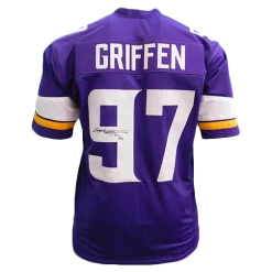 Everson Griffen Autographed Minnesota Vikings Football NFL Jersey JSA