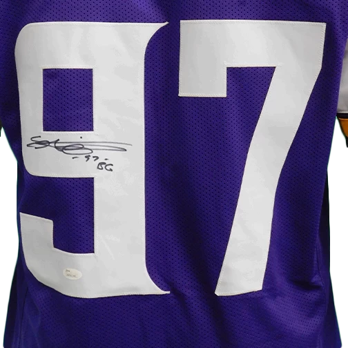 Everson Griffen Autographed Minnesota Vikings Football NFL Jersey JSA 5 Everson Griffen Autographed Minnesota Vikings Football NFL Jersey JSA - Image 3