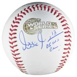 Ozzie Guillen Autographed Official MLB World Series Baseball With 05 WS Champs Inscription JSA