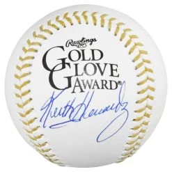 Keith Hernandez Autographed Official MLB Gold Glove Baseball JSA