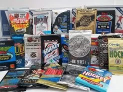 55 Unopened Vintage NHL Hockey Cards In Original Packs