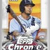 2022 Topps Chrome MLB Baseball Trading Cards Hobby Box + 1 Silver Pack