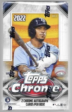 2022 Topps Chrome MLB Baseball Trading Cards Hobby Box + 1 Silver Pack