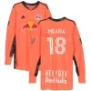 Fanatics New York Red Bulls Ryan Meara Autographed Game Used #18 Coral Jersey FA -Signature Souvenir Shop jm 400x@2x